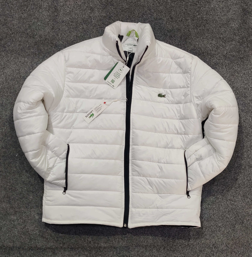 Lacoste White Puffer Jacket