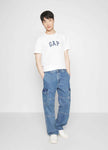 Gap Mid Logo Tee - White