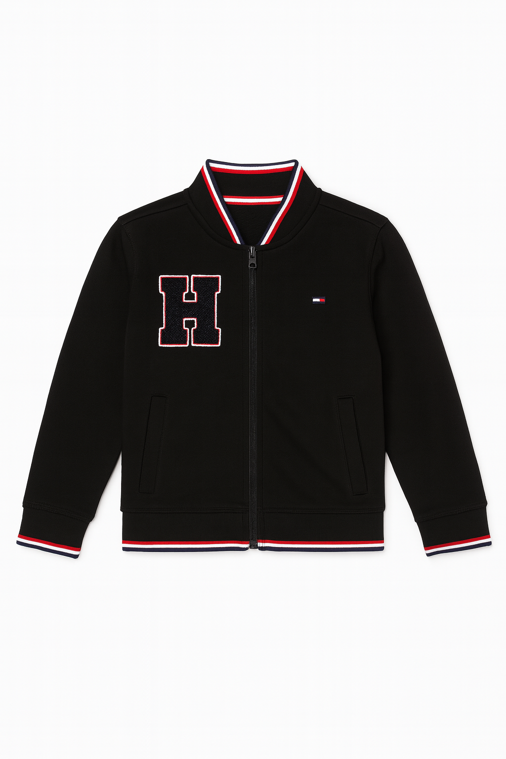 Tommy H Varsity Fleece Jacket Unisex