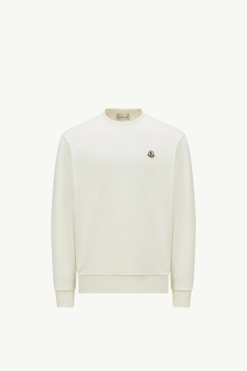 MONC Badge Sweatshirt - White