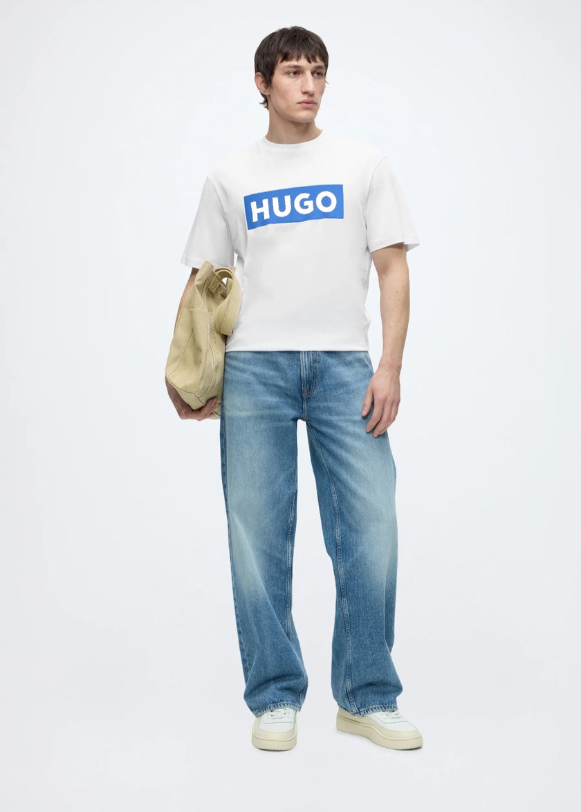Hu.Go Blue Logo Tee