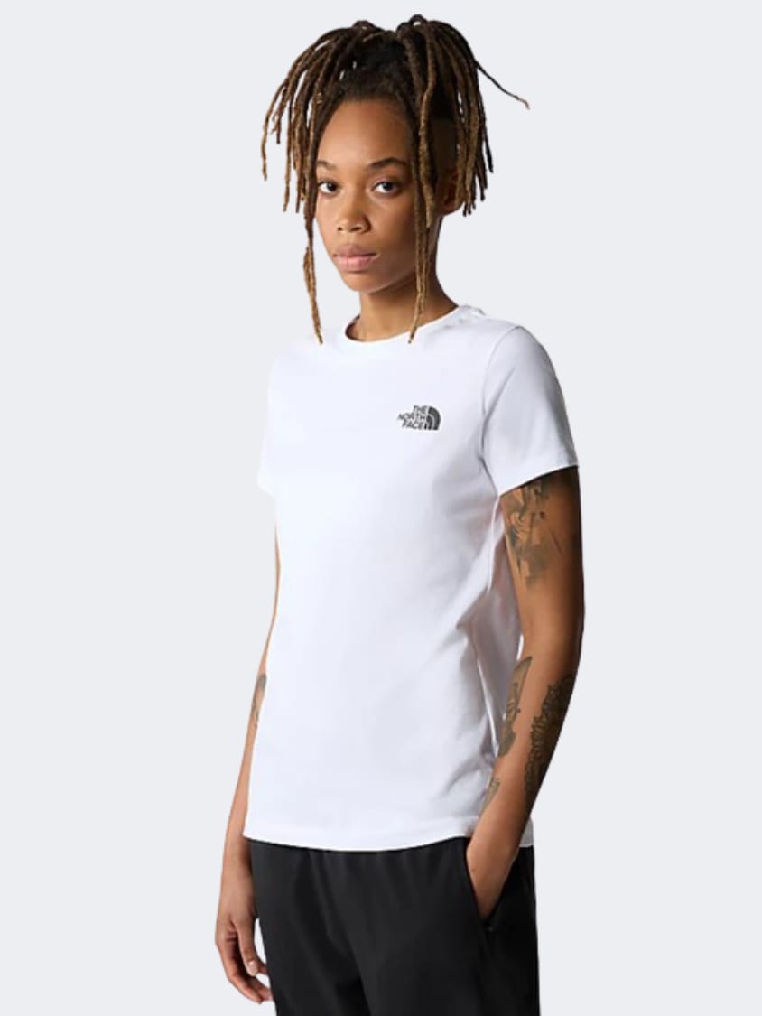 Northface Classic Logo Tee - White - Brand Store