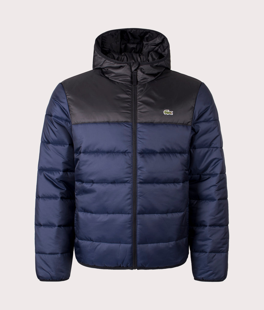 Lacoste Padded Jacket - Black / Blue - Brand Store