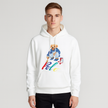 Polo Bear Paint Hoodie - White