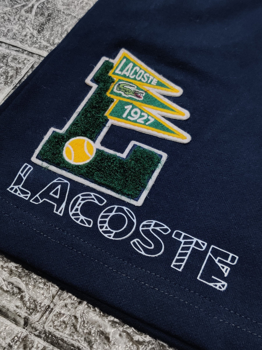 Lacoste Embroidered Logo Shorts - Navy - Brand Store