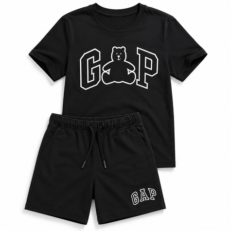 Gap Kids 2 Piece Short Set - Black