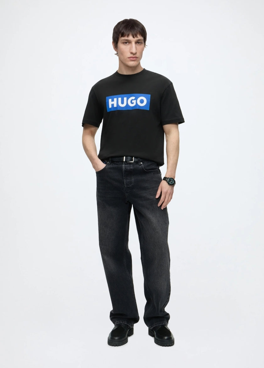 Hu.Go Blue Logo Tee