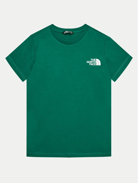 Boys Tnf Chest Logo Tee - Green - Brand Store