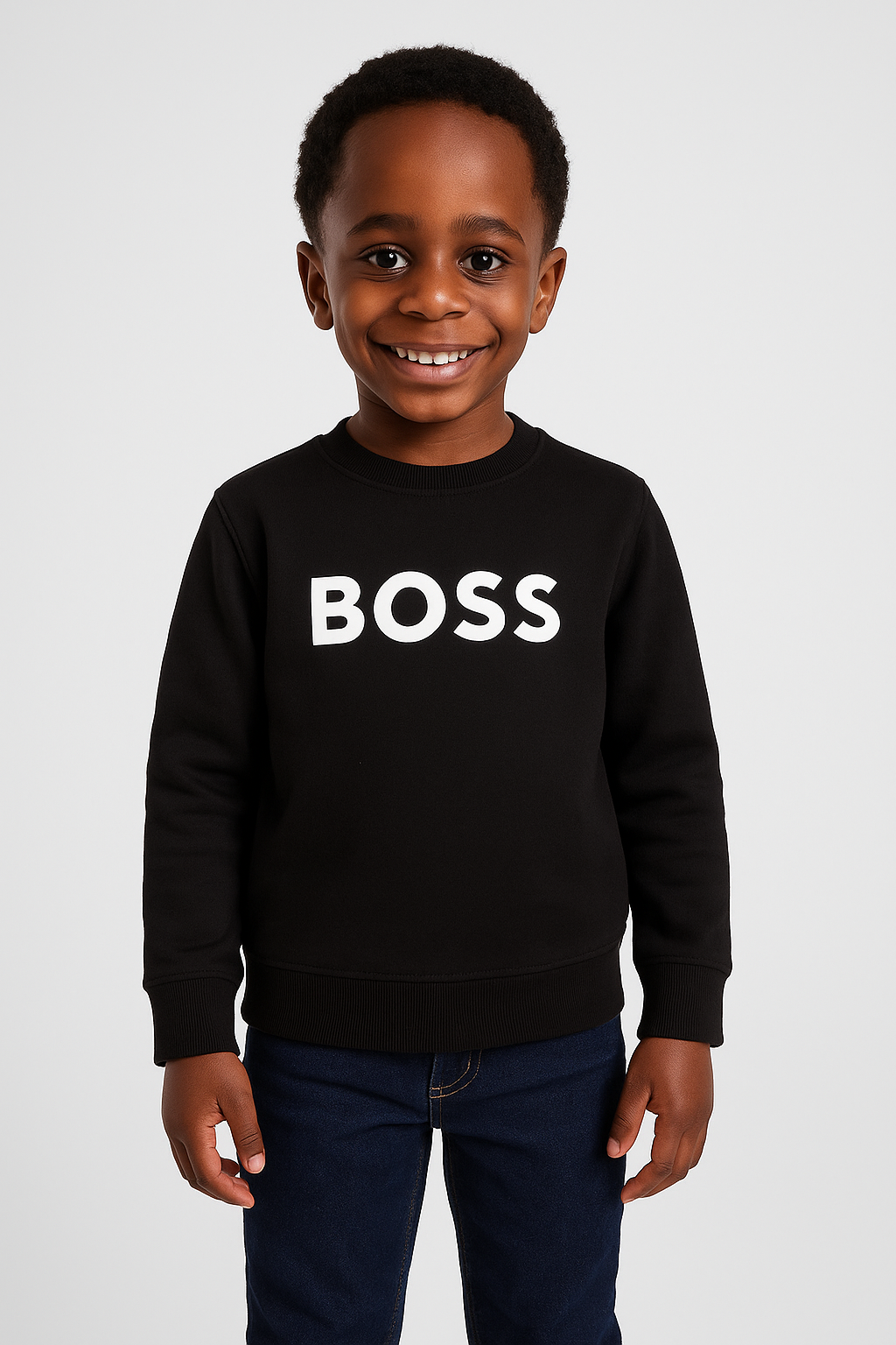 BOSS Sweatshirt Unisex - Black