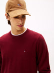 Tommy Hilfiger Classic Logo Sweatshirt - Burgundy - Brand Store
