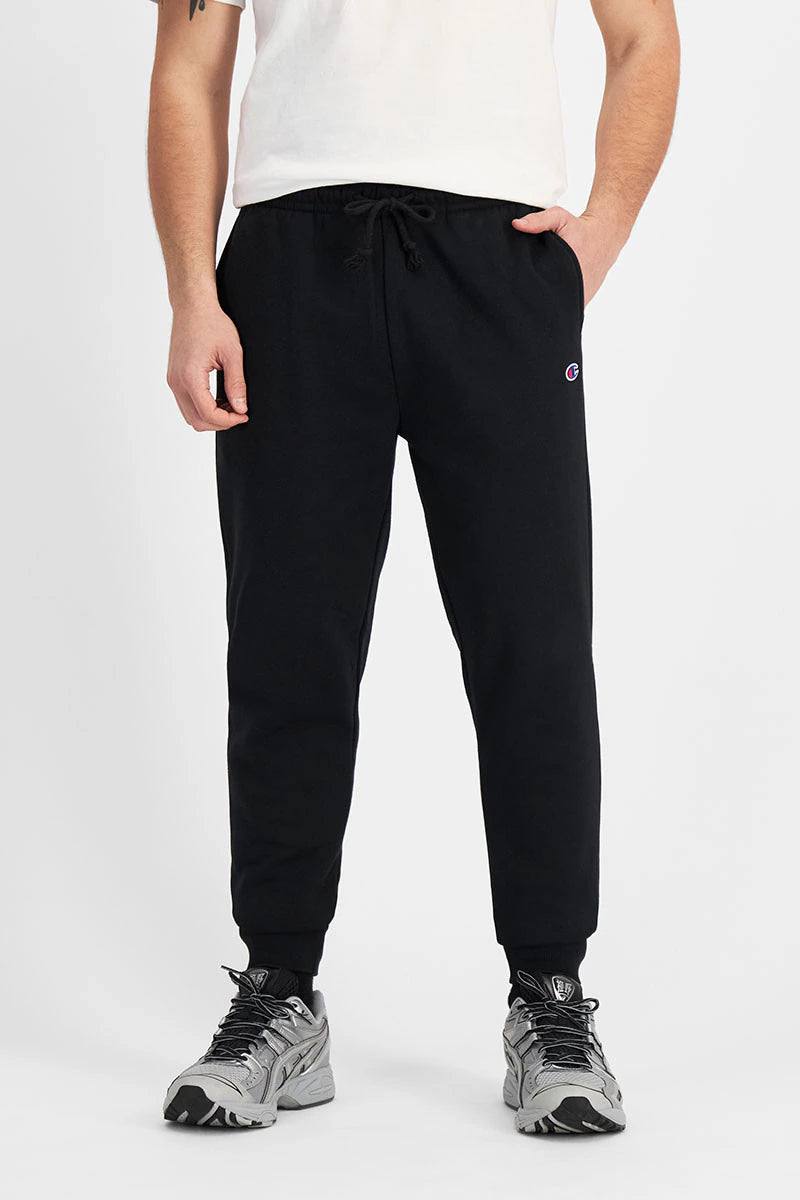 Champion Embroidered Logo Jogger Trouser - Black