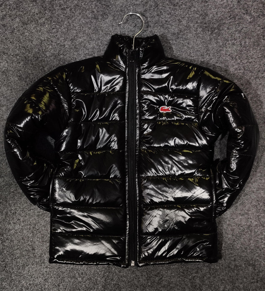 Lacoste Kids Unisex Puffer Jacket -  Shiny Black - Brand Store