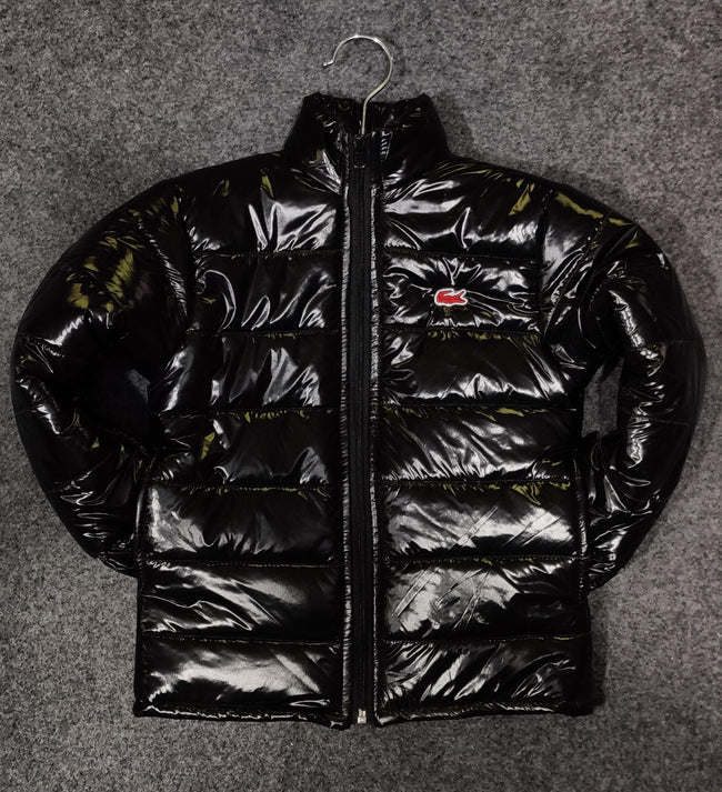 Lacoste Kids Unisex Puffer Jacket -  Shiny Black - Brand Store
