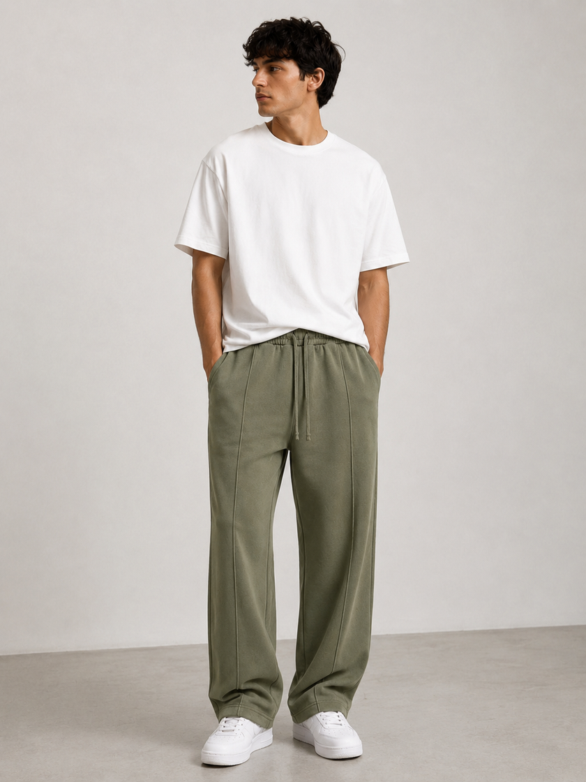 Jack&Jones Relaxed Fit Wide Leg Trouser Black