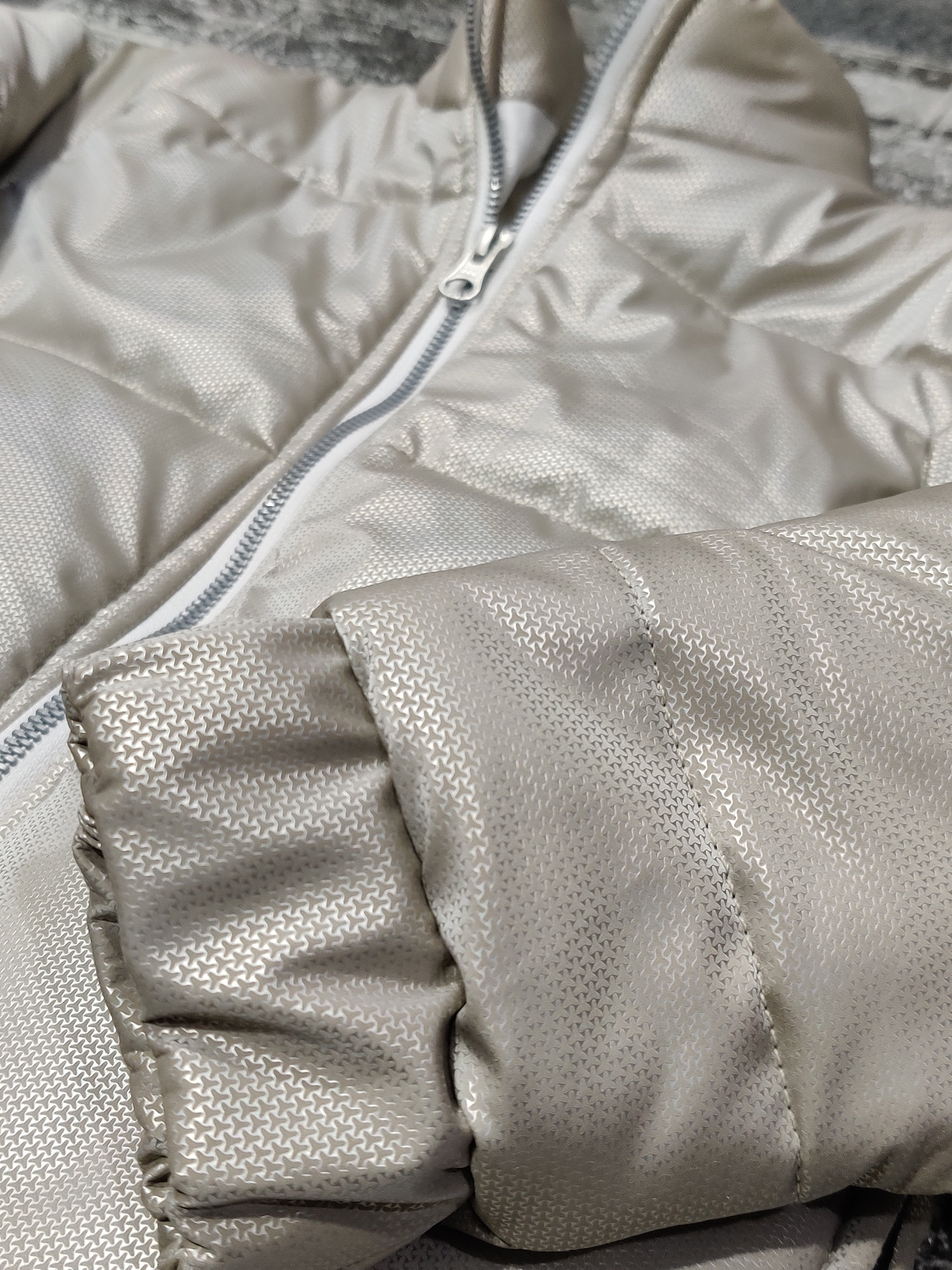 GAP Kids Puffer Jacket -  Textured Gold