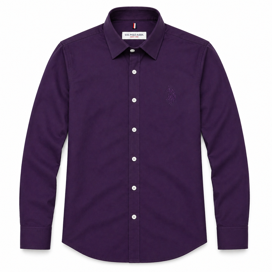 USPA Purple Casual Shirt