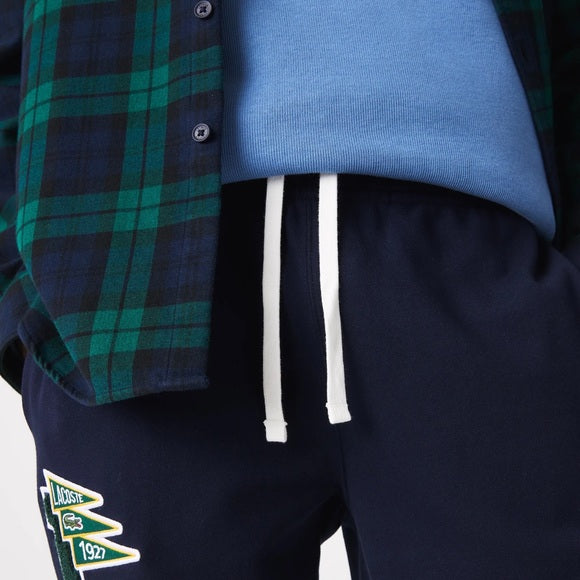 Lacoste Tannis Patched Jogger Trouser - Red - Brand Store