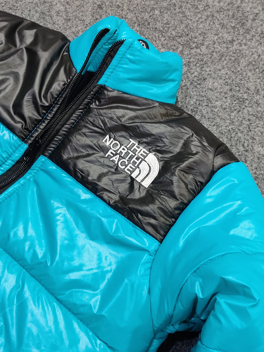 TNF Full Sleeves Kids Puffer - Aqua