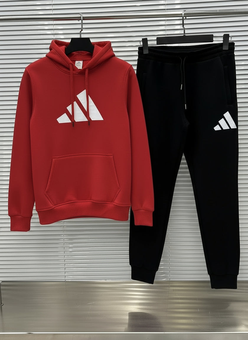 ADI Pullover Set - Red/Black