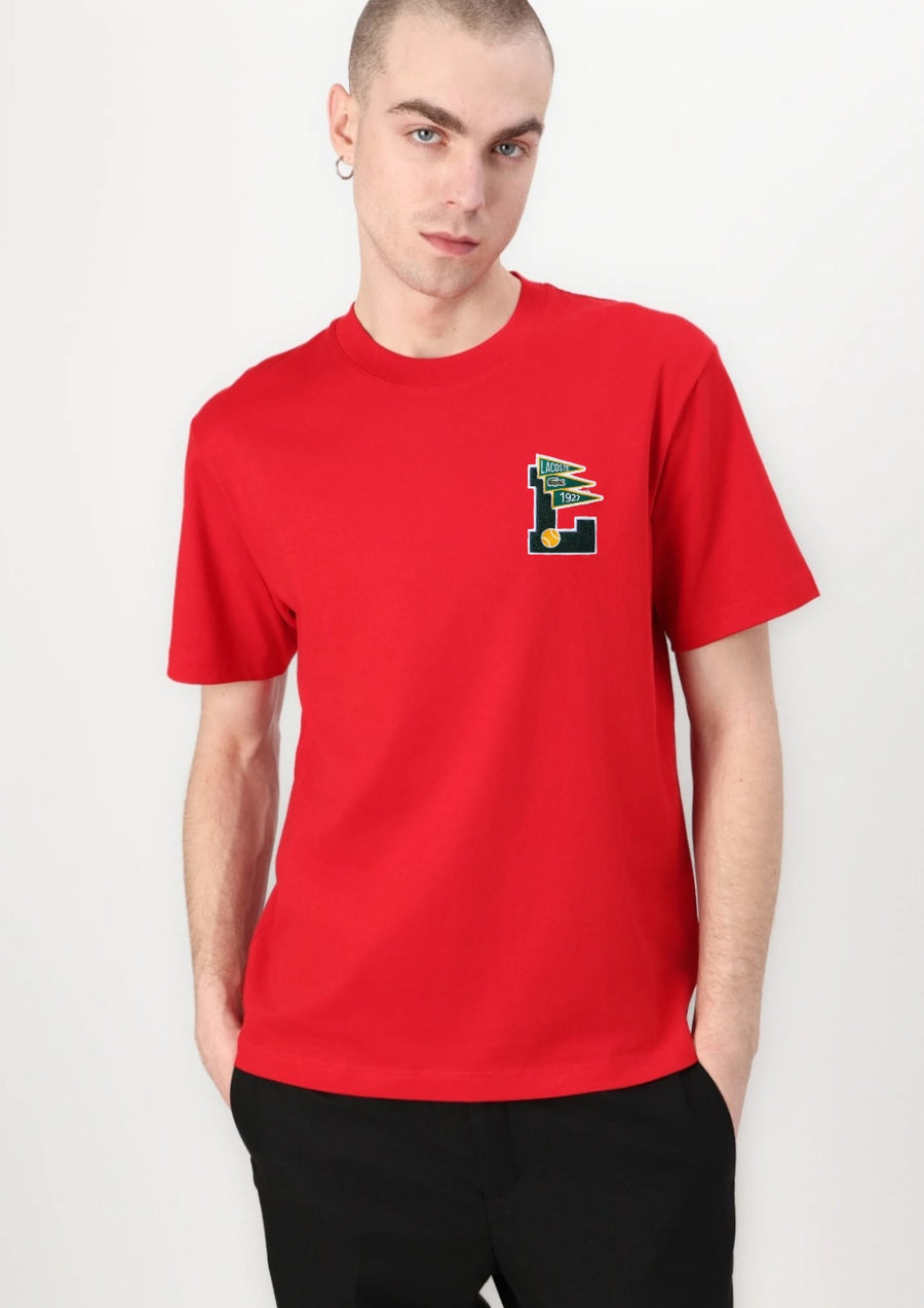 LCST Panne patch Tee - Red