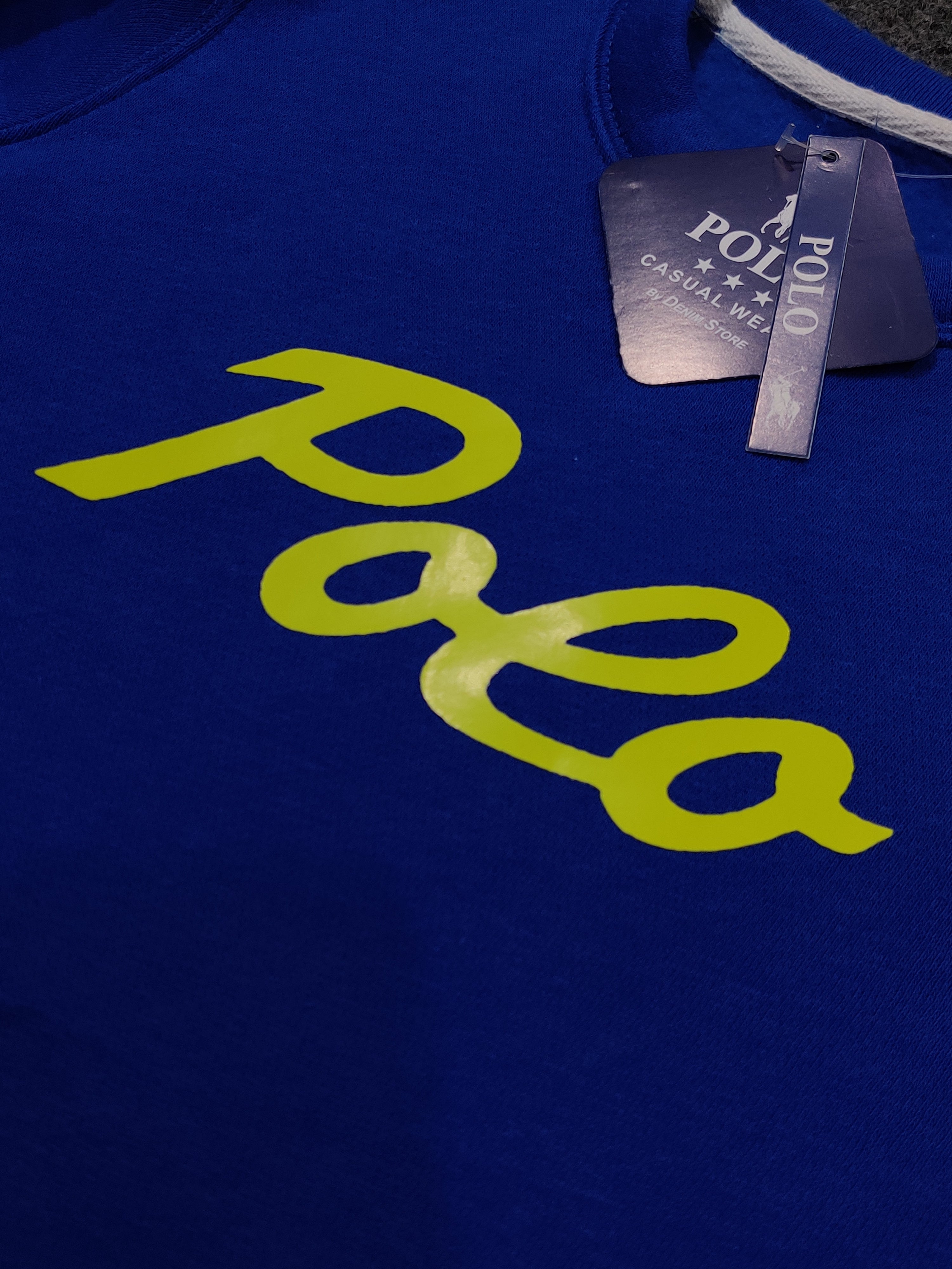 Polo Signature Sweatshirt - Royal Blue - Brand Store