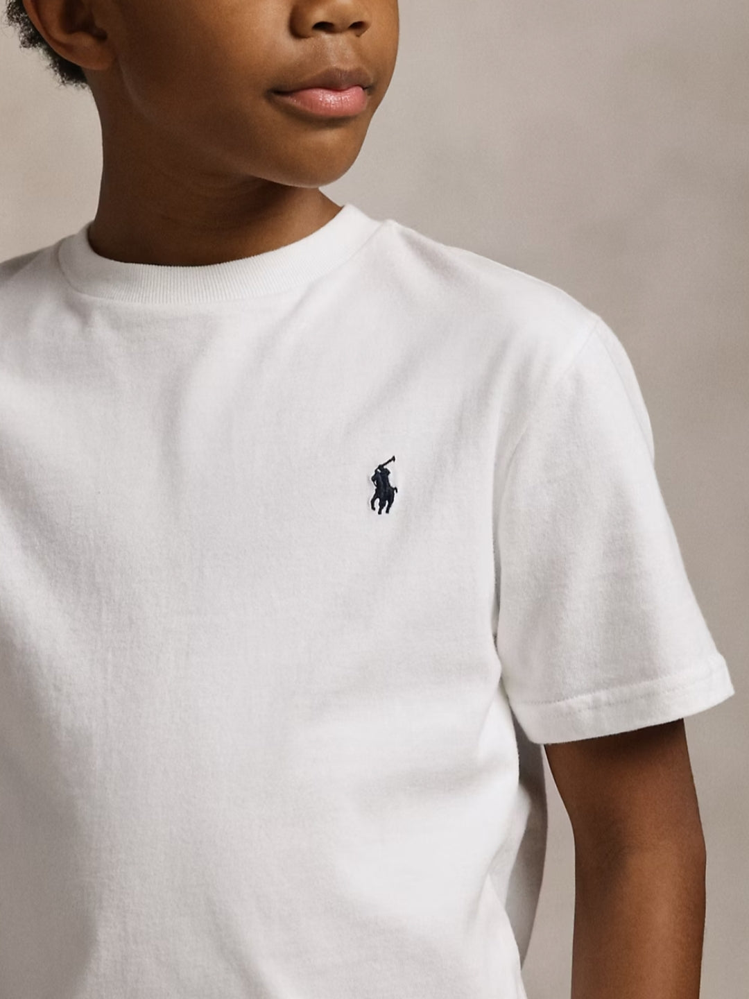 RL Small Pony Embroidered T Shirt - White