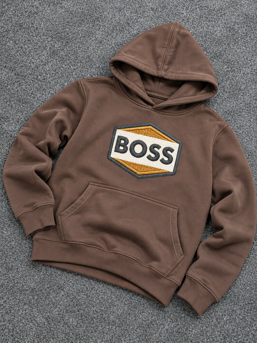 Boss Big Logo Pullover Hoodie