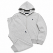 Polo Zipper Hood Tracksuit - Gray