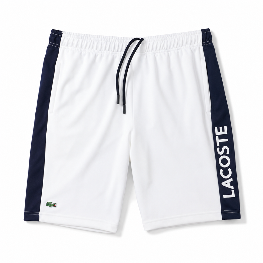Lacoste Colorblock Shorts - White/Navy