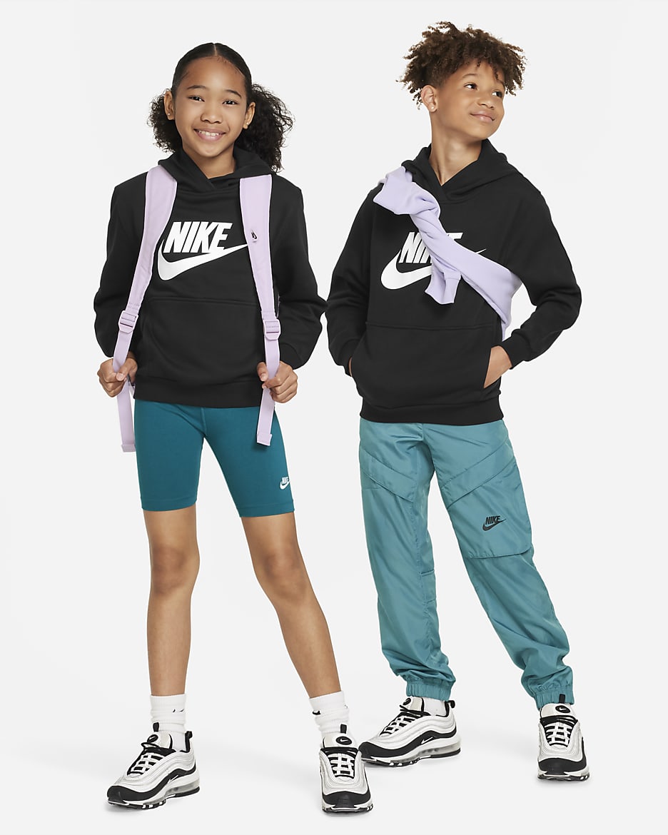 Nike Pullover Hoodie Kids Unisex - Black