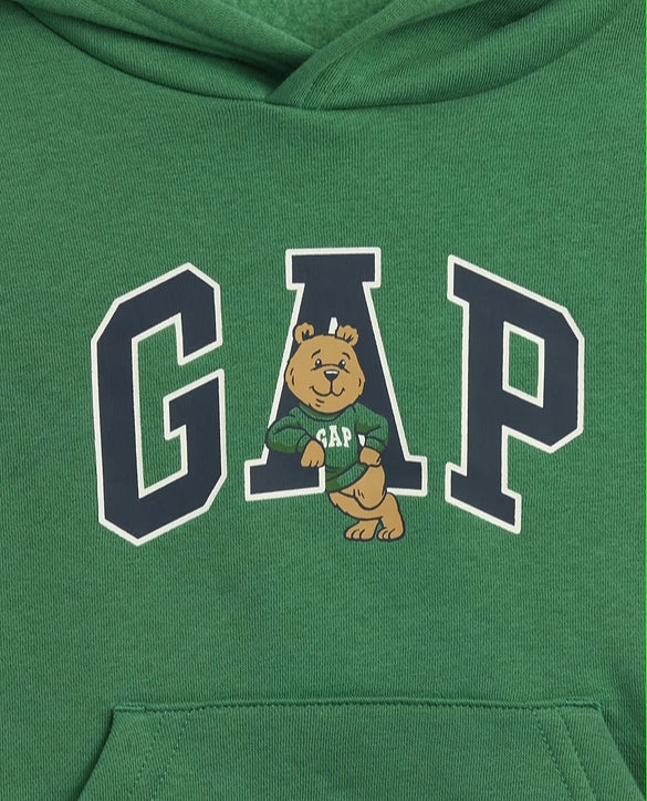 Gap Bear Unisex Hoodie Green