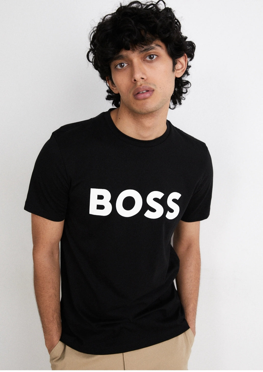 Boss Cotton Tee - Black - Brand Store