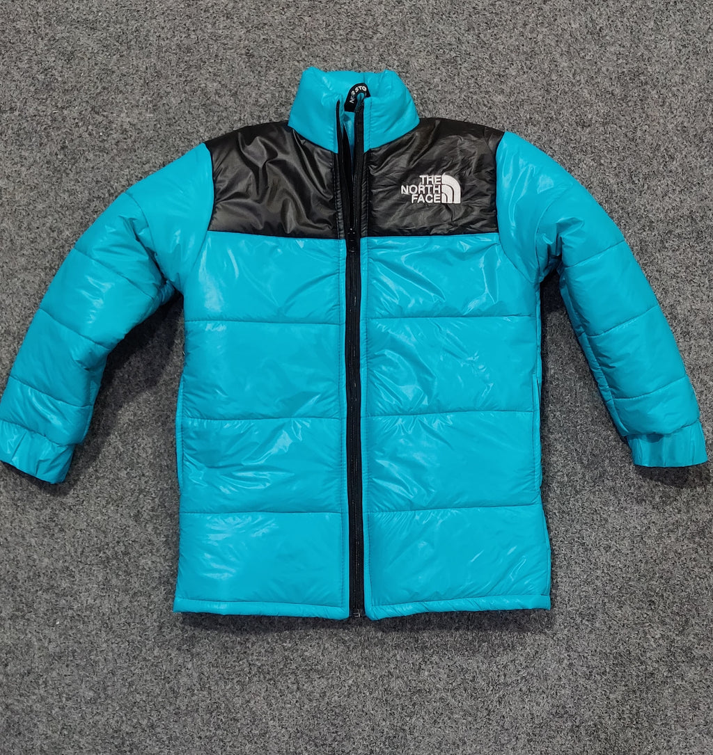 TNF Full Sleeves Kids Puffer - Aqua