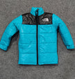TNF Full Sleeves Kids Puffer - Aqua