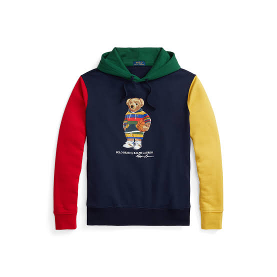 POLO Colourblock Hoodie - Navy, Red, Yellow