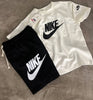 Nk Swoosh Twin Sets White/Black