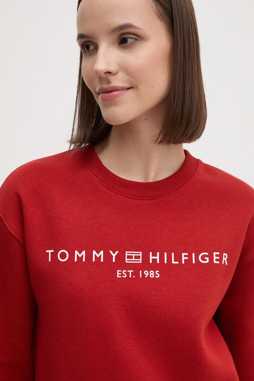 Tommy Classic Women Sweatshirt - Red