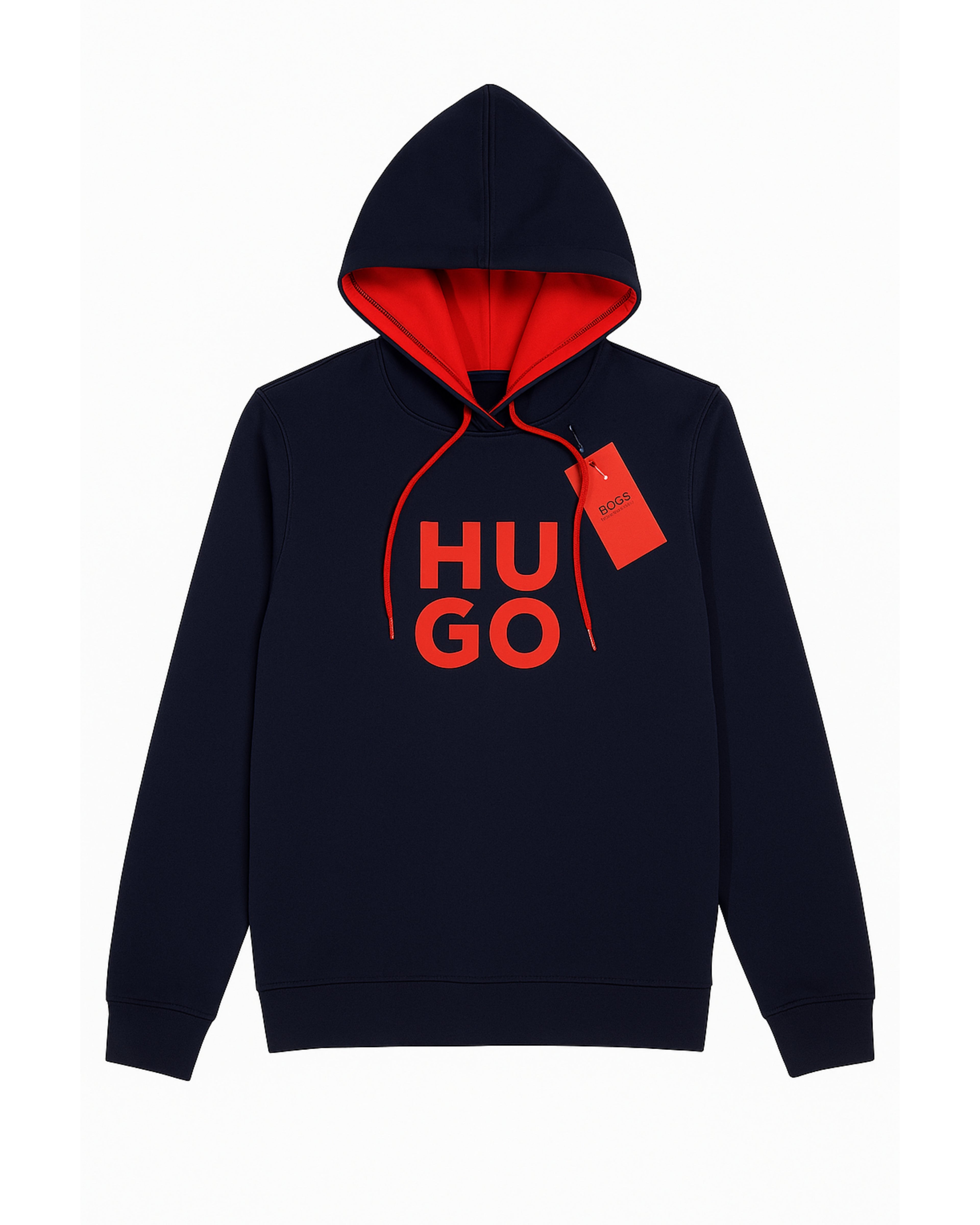 H.U.G.O Pullover Hoodie - Navy Blue