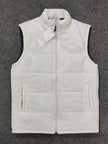 Zra Puffer Sleeveless - Pearl White - Brand Store