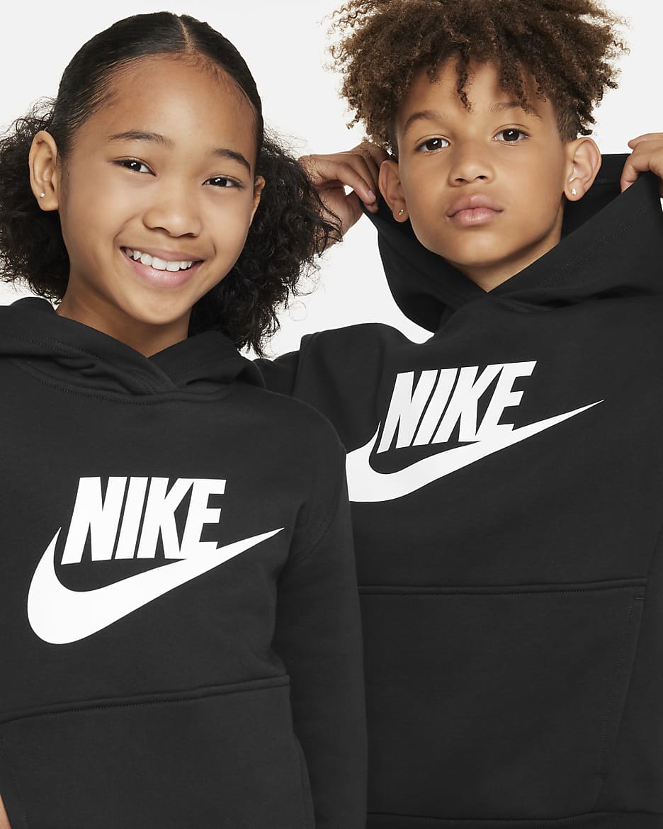 Nike Pullover Hoodie Kids Unisex - Black