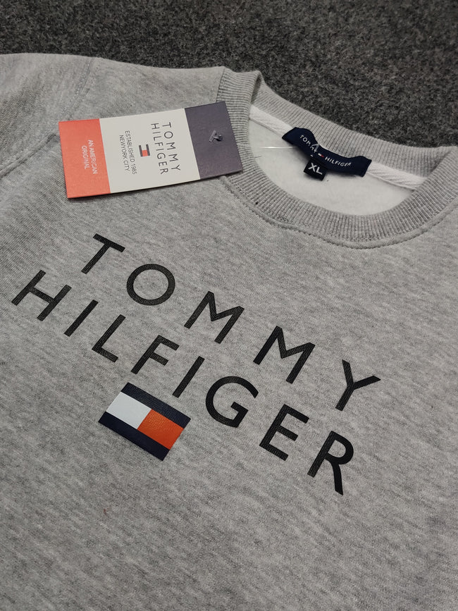 TH Logo Sweatshirt - Light Grey - Brand Store