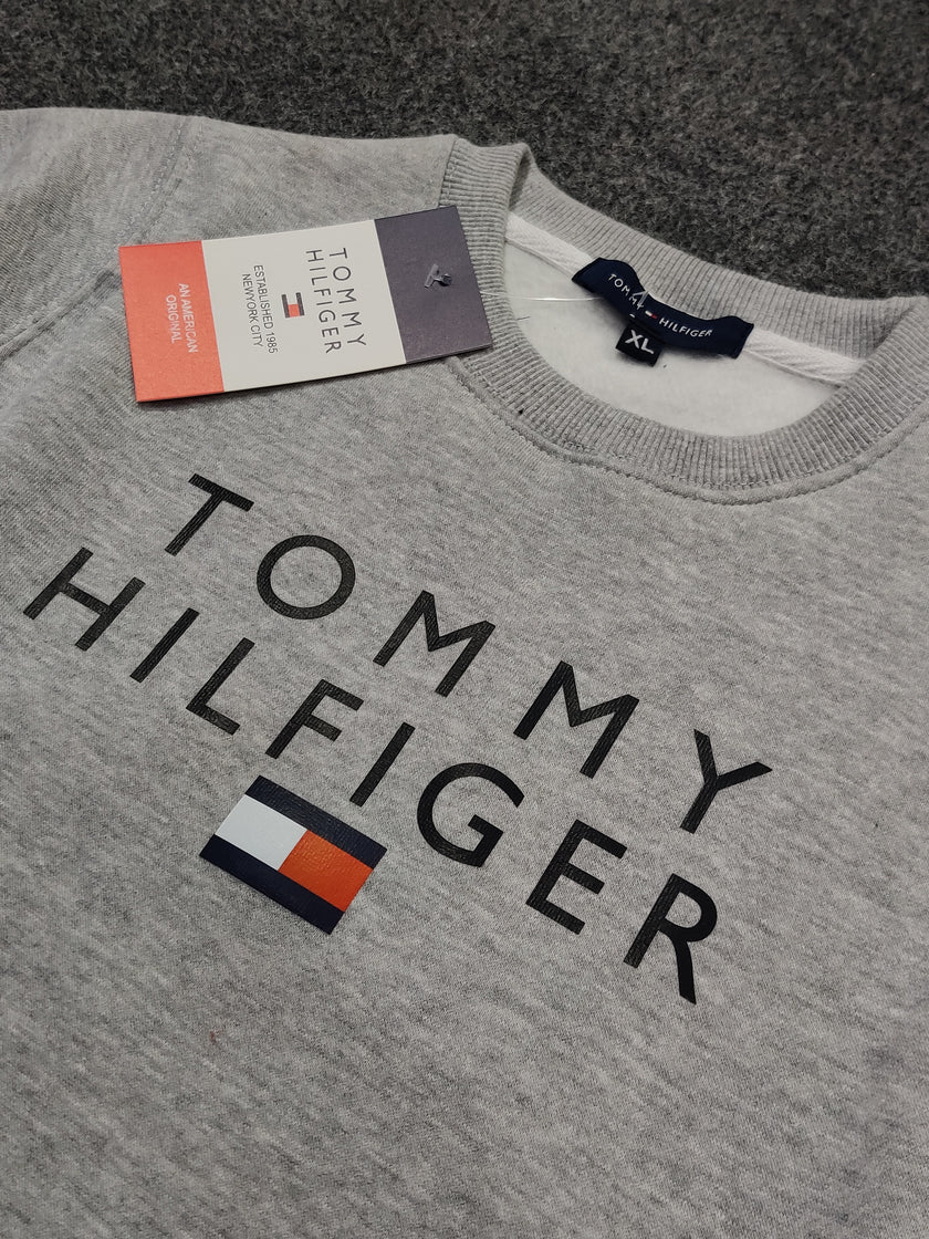 TH Logo Sweatshirt - Light Grey - Brand Store