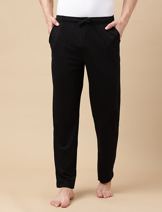 Jack & Jones Cotton Relaxed Trouser - Black - Brand Store