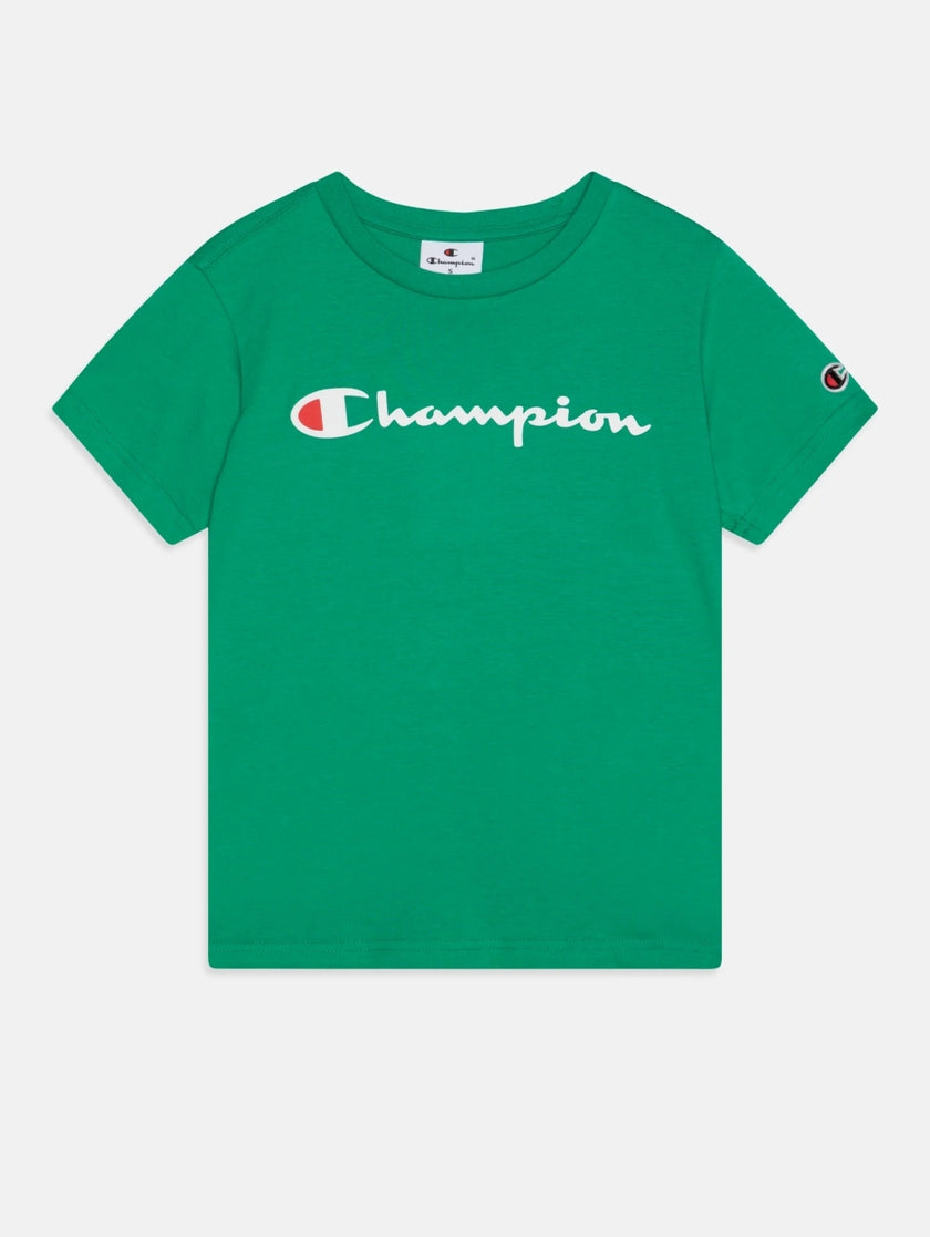 Champion kids Cotton Tee - Green - Brand Store