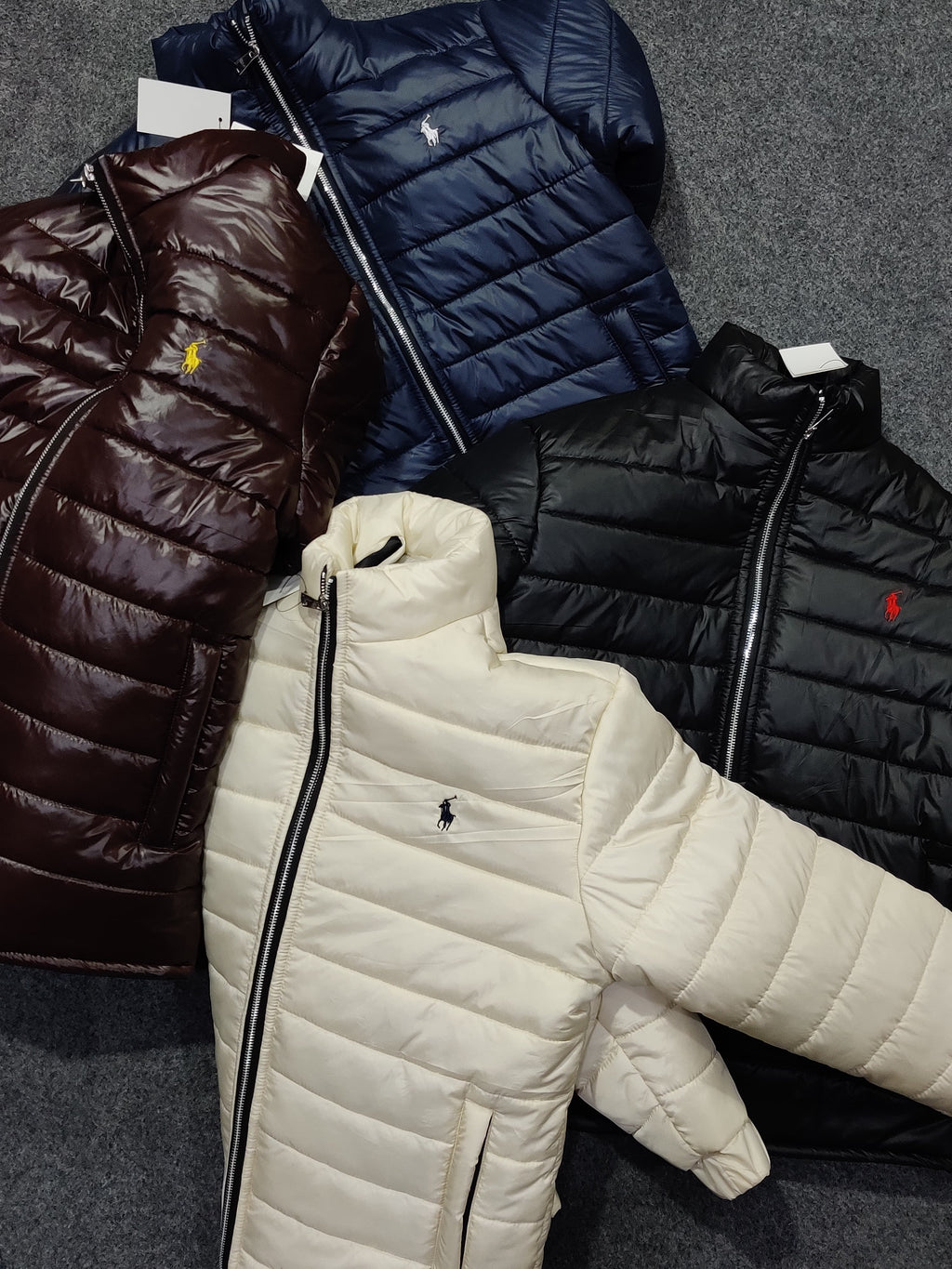 POLO Puffer Jacket - Brown