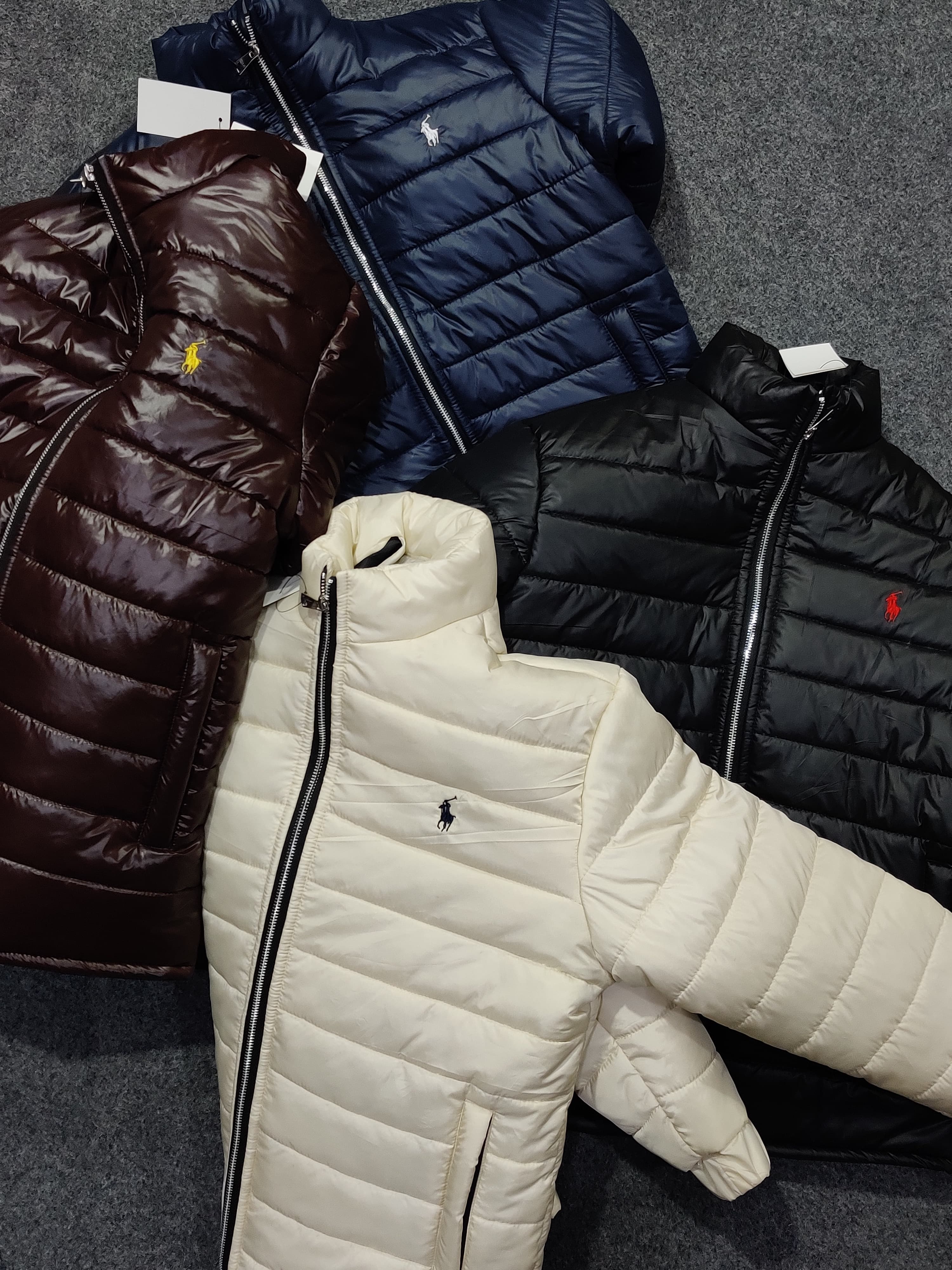 POLO Puffer Jacket - Brown