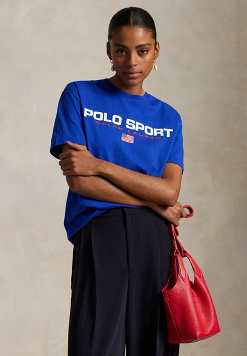 Polo Sports Printed Tee - Royal - Brand Store