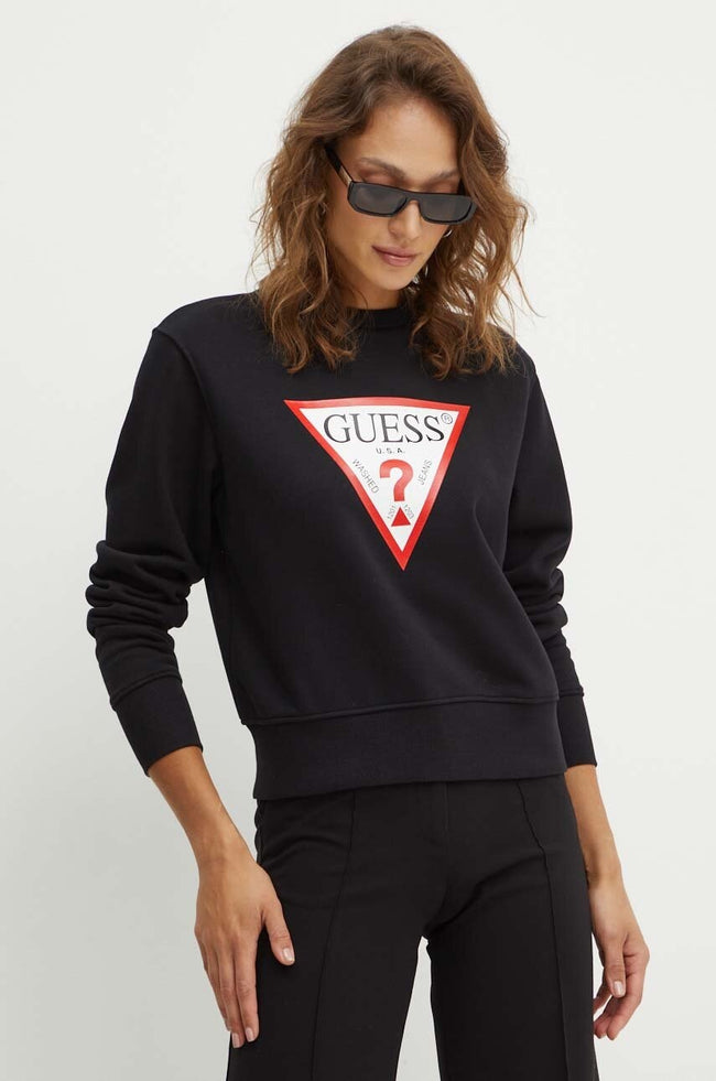 Guess Womens Sweatshirt - Black