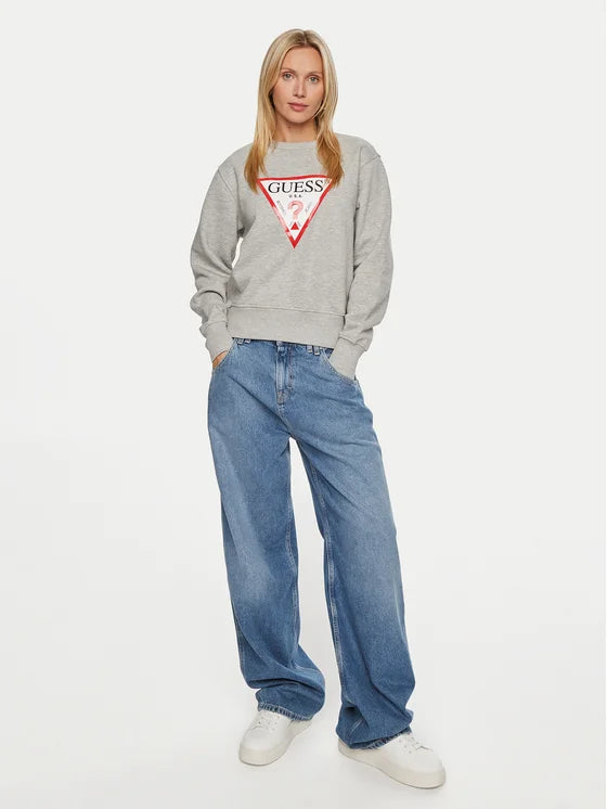 Guess Womens Sweatshirt - Grey