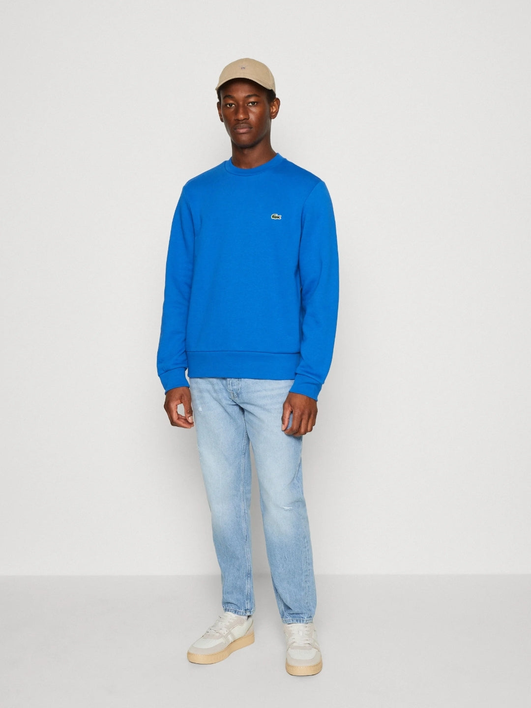 Lacoste Solid Sweatshirt - Royal Blue - Brand Store